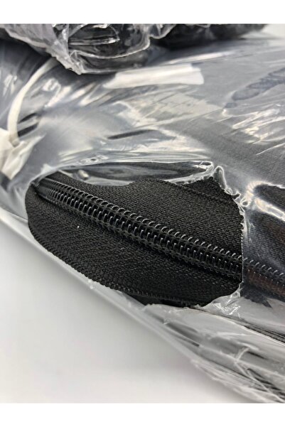 SBR 200 Metre Nevresim Fermuarı 200 Adet Başlık Siyah