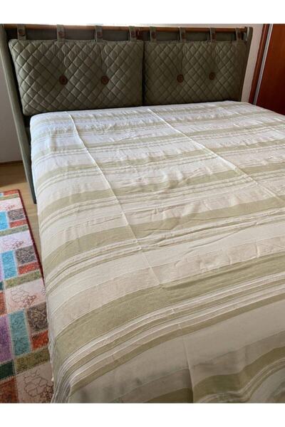 Mrmemo Bedspread Linen Woven