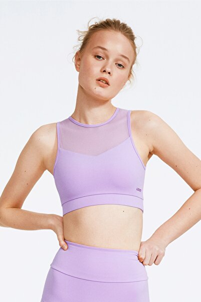 YES FLÂNEUSE Aubrey Sırt Detaylı, Lila Toparlayıcı Büstiyer