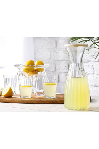 English Home Lona Glass with Lid 5 Piece Water Set 1000 ml