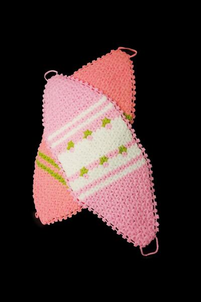 YALOVA AMBALAJ مقشر من ألياف الاستحمام الطبيعية المحبوكة يدويًا