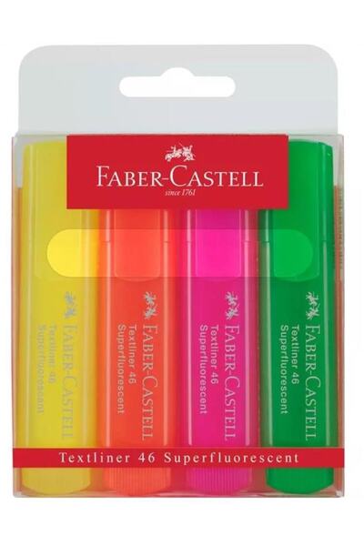 Faber Castell قلم هايلايتر جسم شفاف154604