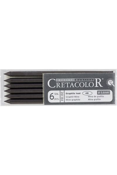 CretaColor Graphite 4b Portmin End 5.6mm 6-pack 26184