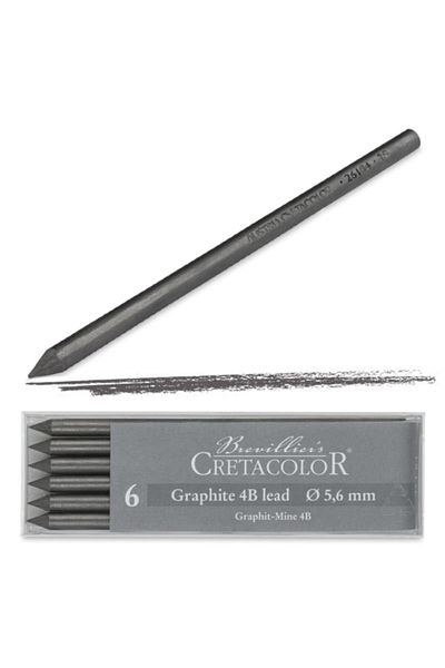 CretaColor Graphite 4b Portmin End 5.6mm 6-pack 26184