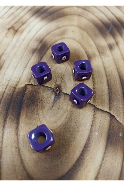 Nev Tasarım 5 Pieces Purple Color Evil Eye Avşar Pendant
