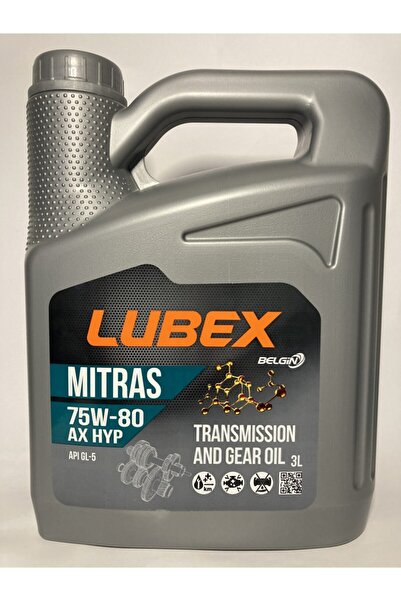 Lubex Mıtras 75w-80 3lt Şanzıman Yağı