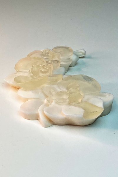 FANTASTİK SANAT ATÖLYESİ 120 Grams Large Size White Orchid Bath and Hand Soap Tropical Flower Scented in Special Box
