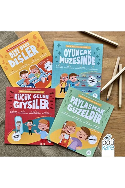 Pötikare Yayıncılık Mila Ve Sarp'ın Matematik Öyküleri 1-2-3-4 4 Kitap Set