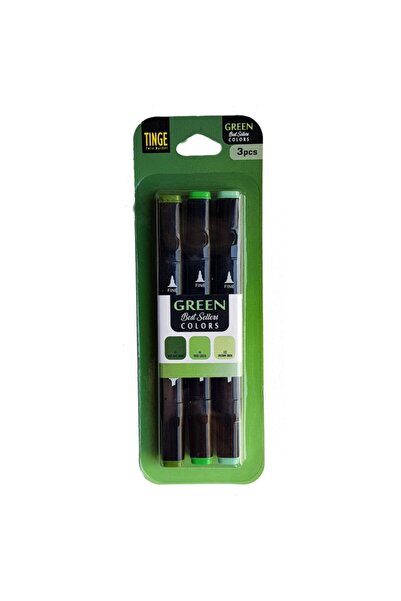 Tinge Marker Green Set of 3