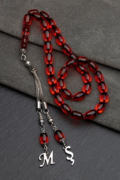 OTTOTESBİH Hediyelik Tesbih, Ateş Kehribar Tesbih, Sıkma Kehribar Tesbih