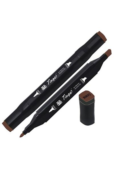supertrend Tinge Twin Chocolate Double Tip Marker Pen - BR92