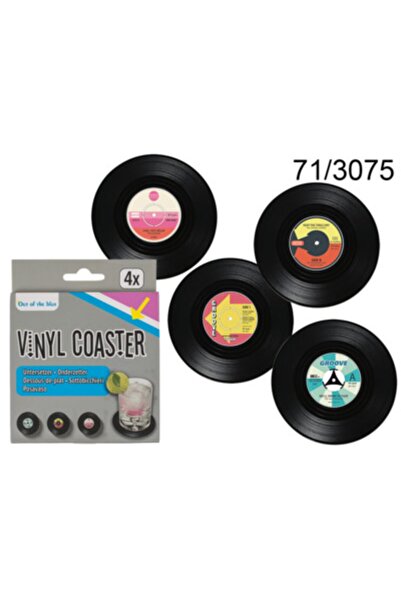 Out Of The Blue Plak Bardak Altlığı Seti / 4'lü Set - Vınyl Coaster