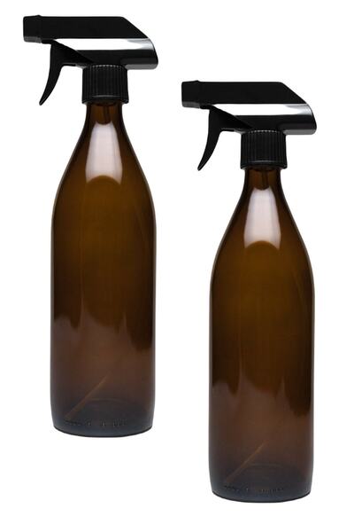 Genel Markalar Sprey 500 Ml Uzun Cam Amber Şişe 2 Adet