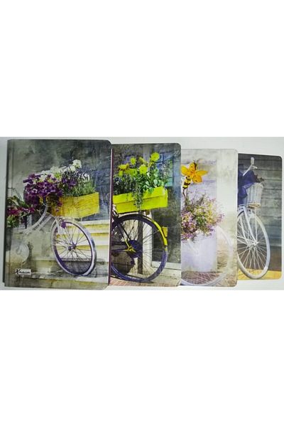 KESKİN COLOR Copertă rigidă solidă 17x24 144 pagini în carouri