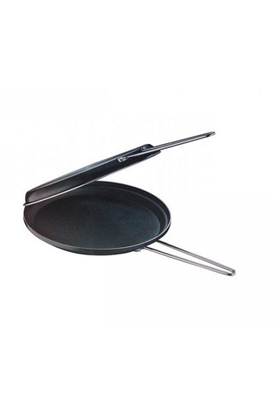 Cem Bialettı Twin Fish Pan / Double Sided Fish Pie Pancake Pan / 32 Cm / Steel Handle / Granite