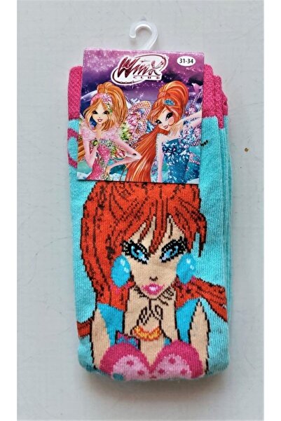 winx club Winx Lisanslı Kız Çocuk Soket Çorap