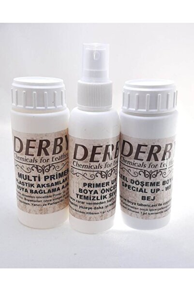 Derby Oto Torpido,tampon ,ıç Kapı,plastik Aksan Bakım Boyama Seti Bej