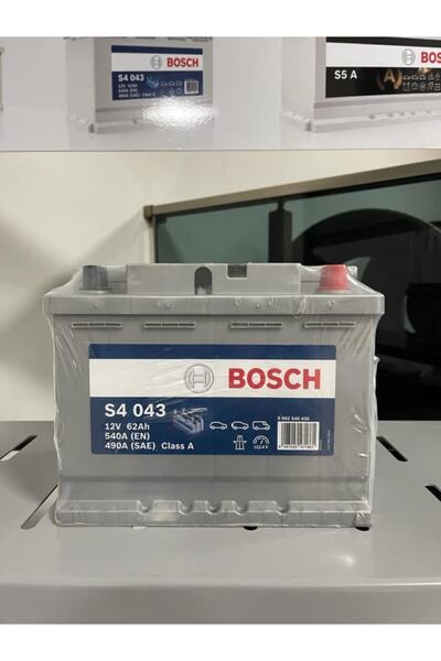 Bosch S4 043 12v 62ah Düz Akü
