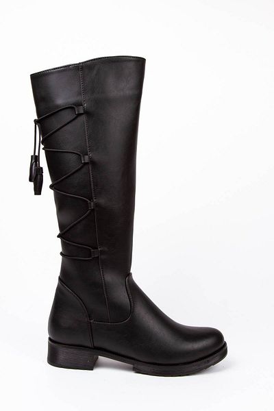 Lio Shoes Cizme de damă cu șnur negre