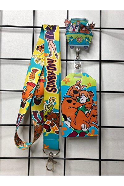 Hediyebum Scooby-doo remen za vrat, jojo i Držač za kartice set