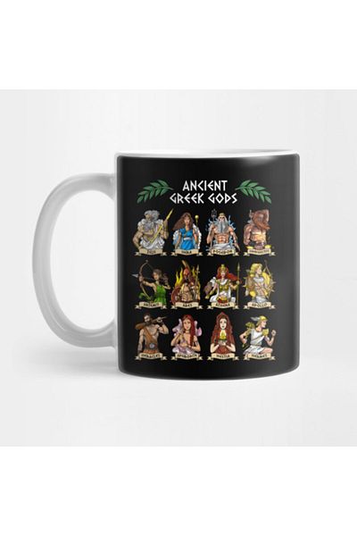 Pixxa Ancient Greek Gods Greek Gods Mug Cup