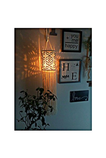 madammakrome Makrome Sarkıt Fener