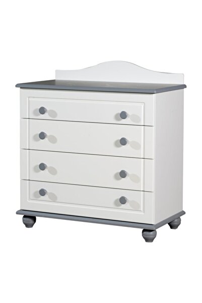 Meltem Smart Carino Bebek Odası Gri Şifonyer