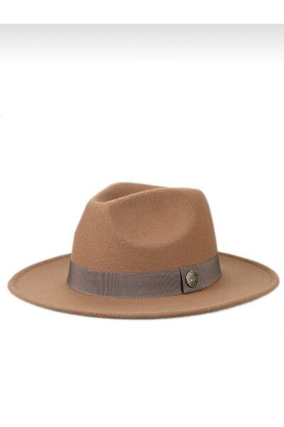 Dilem Accessories Панама Фетрова капелюх Бежевий