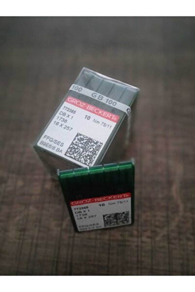 Groz Beckert Dikiş Makinesi Iğnesi Düz Makine Ince Dip No:11 100adet