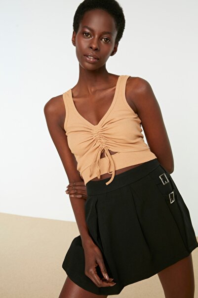 Trendyol Collection Unterhemd - Beige - Slim Fit