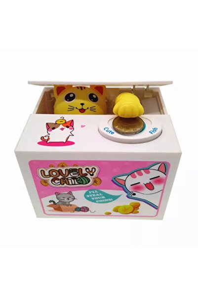 Genel Markalar Para Kapan Hırsız Kedi Kumbarası (pille Çalışır.)