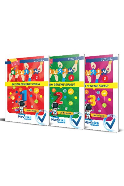 Mavitikli Yayıncılık Bilsem 3lü Paket Deneme Sınavı
