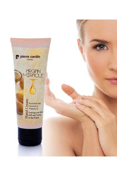 Pierre Cardin كريم مرطب لليدين بزيت الأرغان مع فيتامين E - 75 مل