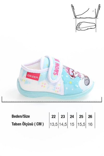 GEZER Winter Baby Girl Slippers Shoes