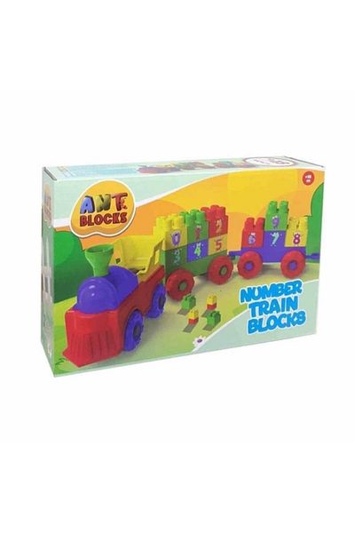 BOOK AND MORE Asian Toy Ausini Ant Block Number Train