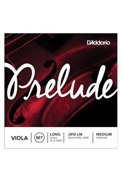 Daddario Daddarıo J910lm Vıola Tel Seti, Prelude, Long Scale (16" Ve Üstü )