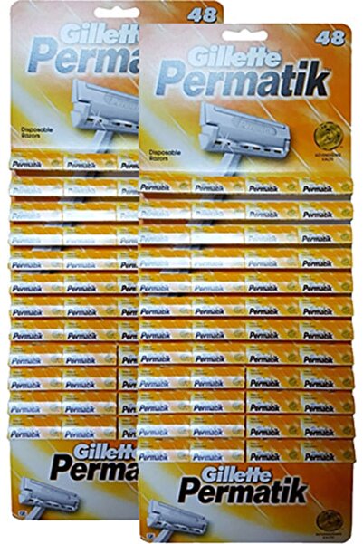 Gillette Permatik Kartela 96 bucăți lame de ras