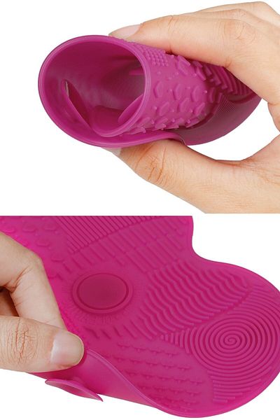 Buffer Practical Easy Makeup Brush - Cleaning Mat Apparatus, Small