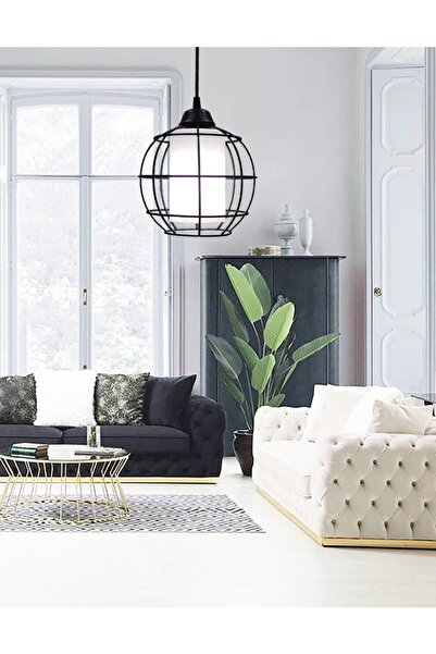 Etsylight Opal White Glass One Mutfak Avize Salon Avize Çocuk Odası Avize Koridor Avize