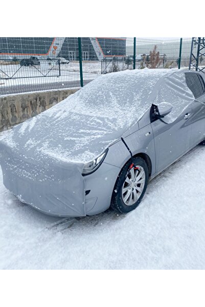 CoverPlus Dacia Sandero Uyumlu Branda Kar Buz Önleyici Ön Cam Yarım Brandası