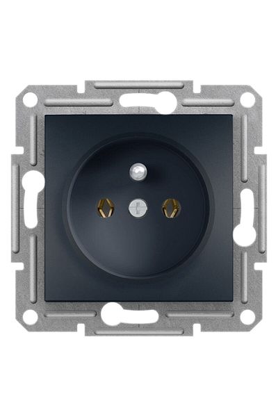 Schneider Electric شنايدر أسفورا Eph2800171 - مقبس أنثراسايت، بدون إطار