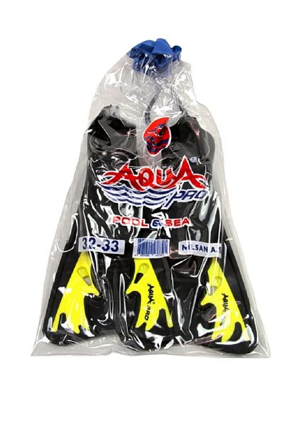 Miajima باليت سباحة سي بول رقم 32/33 شورت أكوا برو باليت أصفر