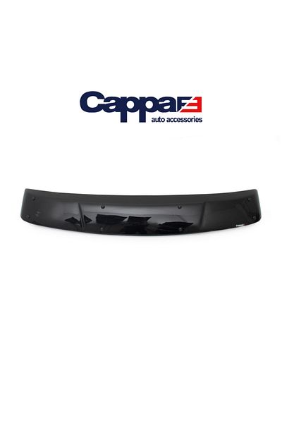 Cappafe Ford Tourneo Custom Front Window Sunshade Visor Visor Hat Terek (ABS) Piano Black Over 2018