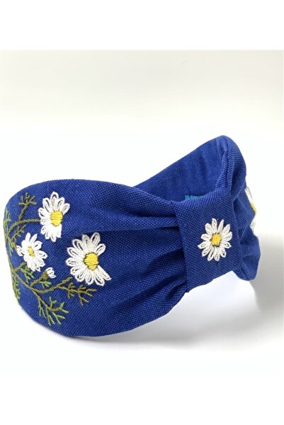 ZELİCE TASARIM ديزي البرلمان المطرزة التاج الأزرق Pp02