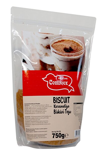 gülsan gıda كومبوكس 750 جرام مسحوق البسكويت المكرمل Biscuit