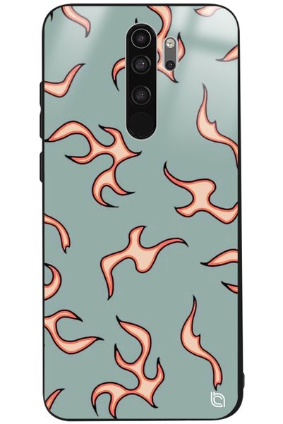 WANNA PROTECT Case for Xiaomi Redmi Note 8 Pro Flame Premium Pattern Glossy