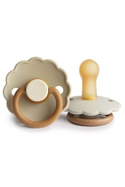 Frigg Daisy Rubber Pacifier - Desert 6-18 Months