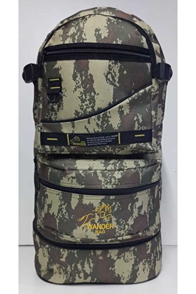 WANDER BAG Körüklü Dağcı Sırt Çantası Kamuflaj