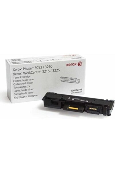 Xerox Workcentre 3225 orjinal Yazıcı Toneri 3.000 Sayfa 106r02778