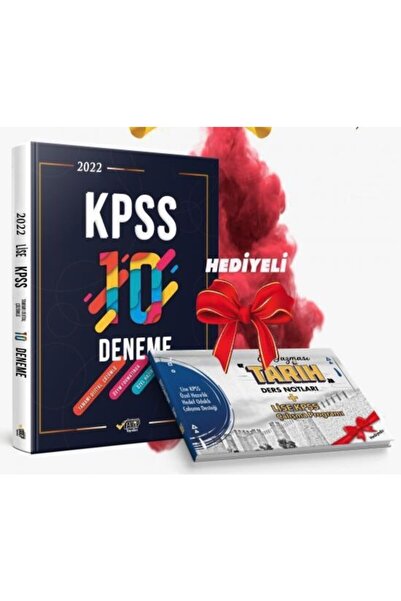 Genel Markalar Kpss Efsane 10 Deneme + Tarih Ders Notu Ve Çalışma Programı